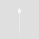 Cargador Apple MagSafe con cable tipo C (1 M) Blanco