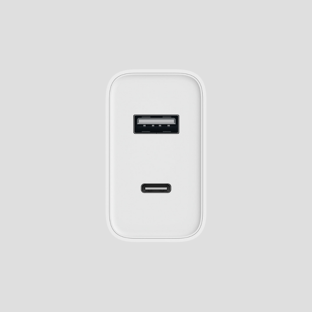 Cargador Xiaomi Mi 33W Tipo A y Tipo C Blanco