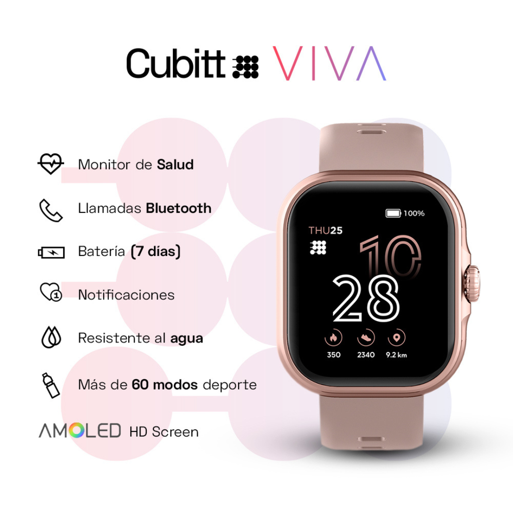 Reloj Cubitt Viva (CT-VIVA 5) Rosado
