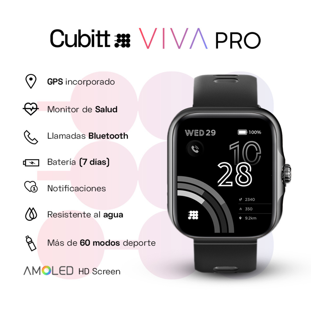 Reloj Cubitt Viva Pro (CT-VIVAP1) Negro