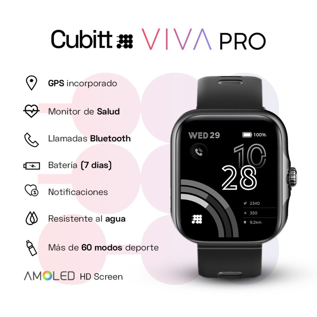 Reloj Cubitt Viva Pro (CT-VIVAP1) Negro