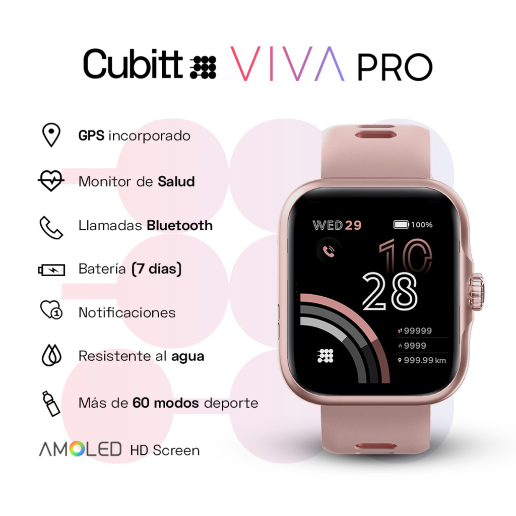 Reloj Cubitt Viva Pro (CT-VIVA P5) Rosado