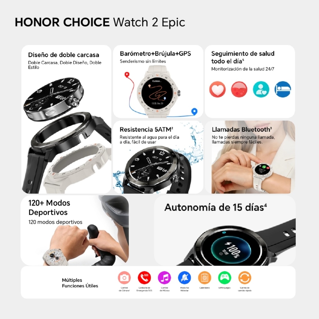 Reloj Honor 2 Epic