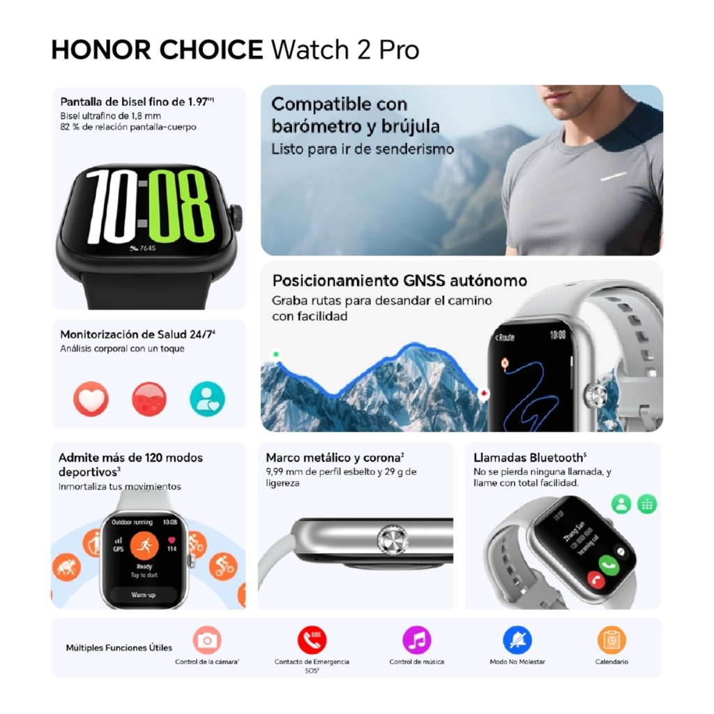 Reloj Honor 2 pro