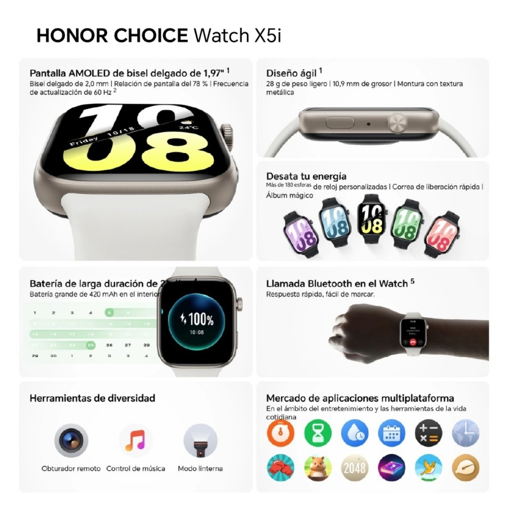 Reloj Honor X5i