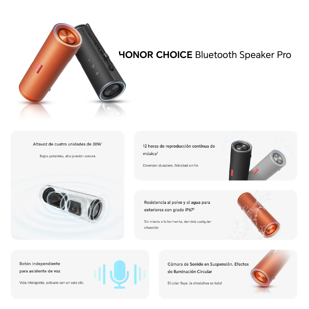 Bocina Honor Choice bluetooth Pro