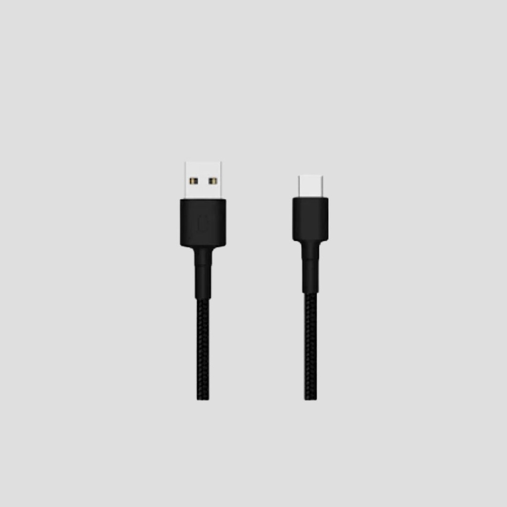 Cable Xiaomi Mi Braided USB-A a USB-C (1m) Negro