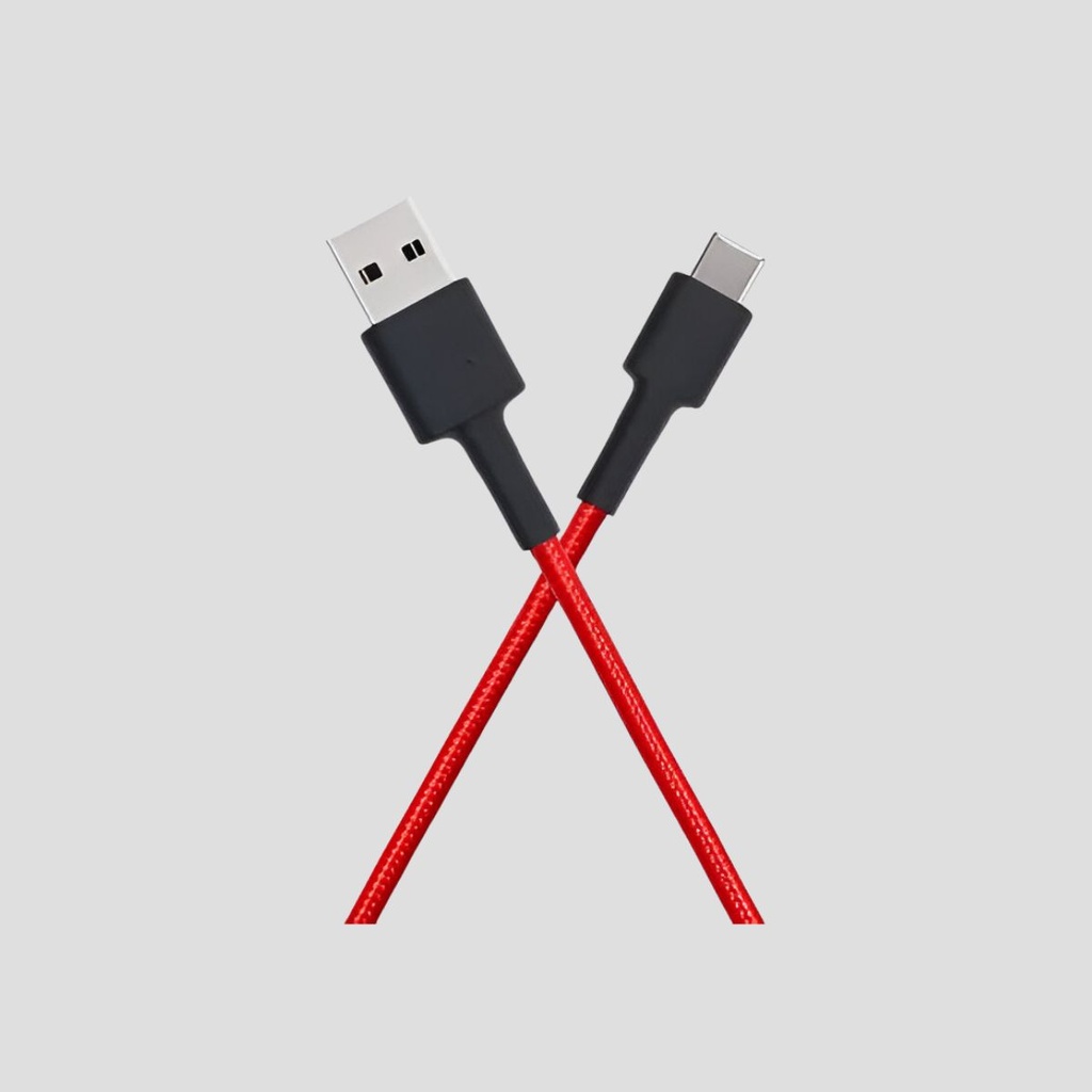 Cable Xiaomi Mi Braided USB-A a USB-C (1m) Rojo