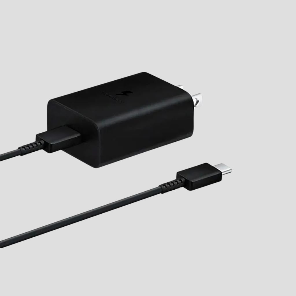 Cargador Samsung 15W Tipo C a Tipo C ( Carga Rapida) Negro S/Cable