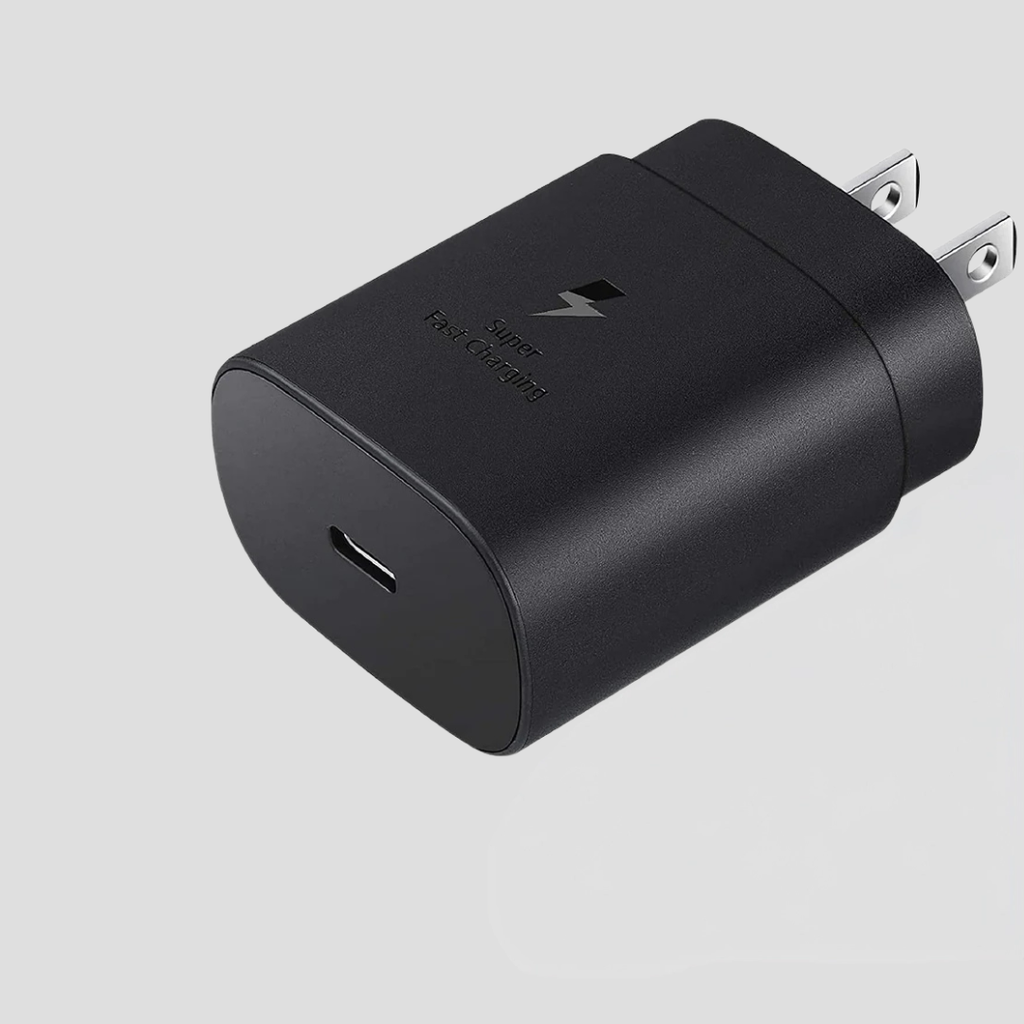 Cargador Samsung 25W Tipo C a Tipo C ( Carga Rapida) Negro S/Cable