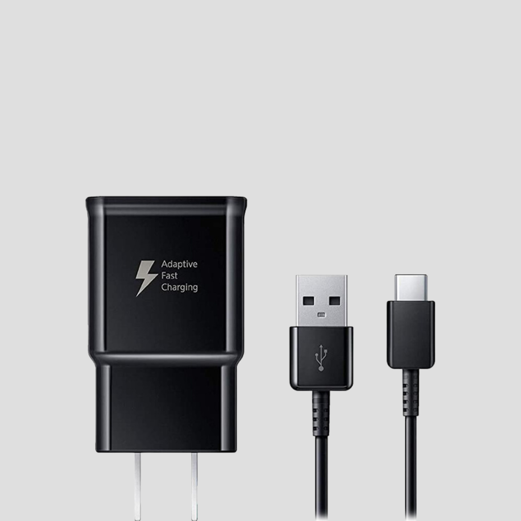 Cargador Samsung 15W Tipo C a C Negro C/cable