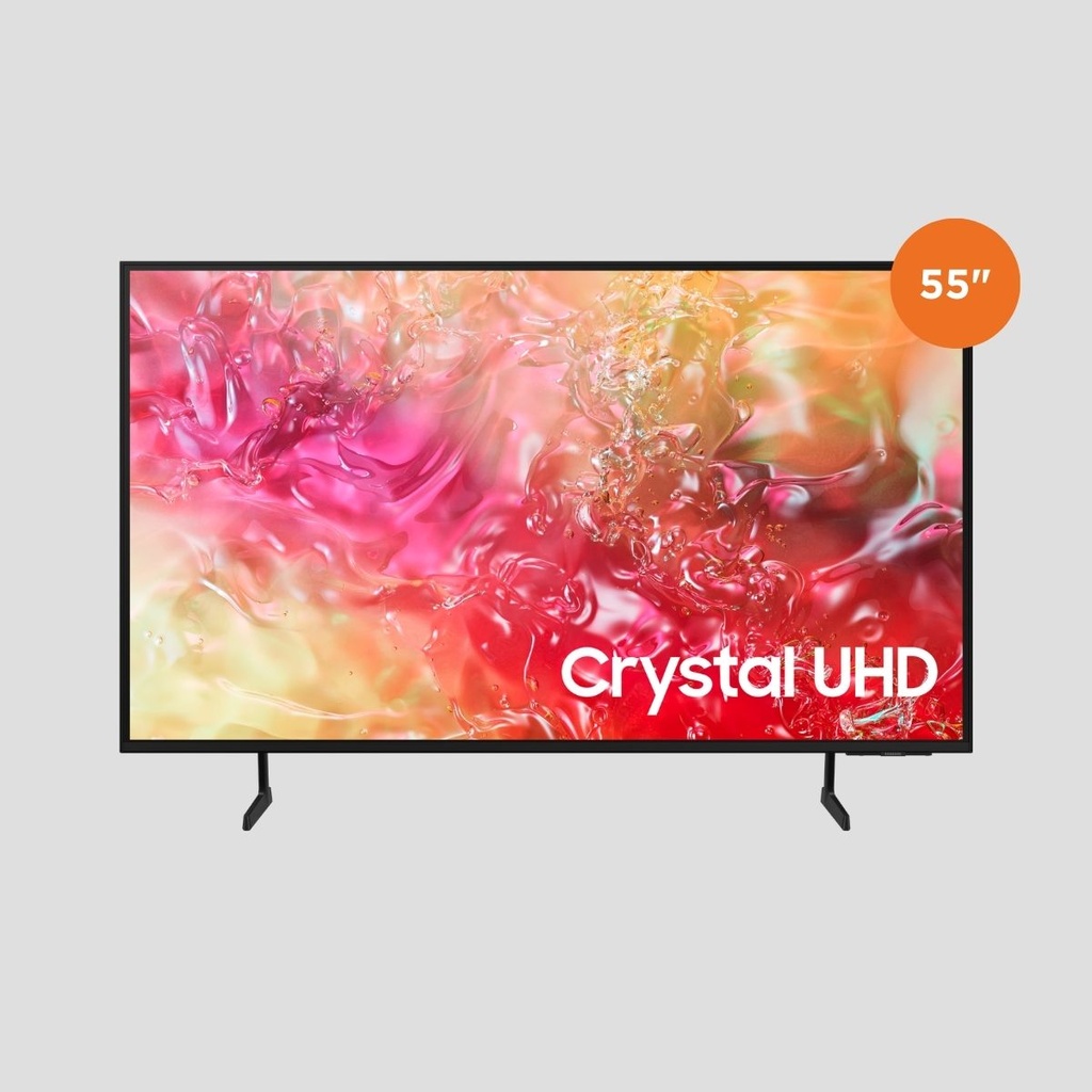 Televisor Samsung 55" LED UHD Crystal 4K Smart TV (DU7000) Negro