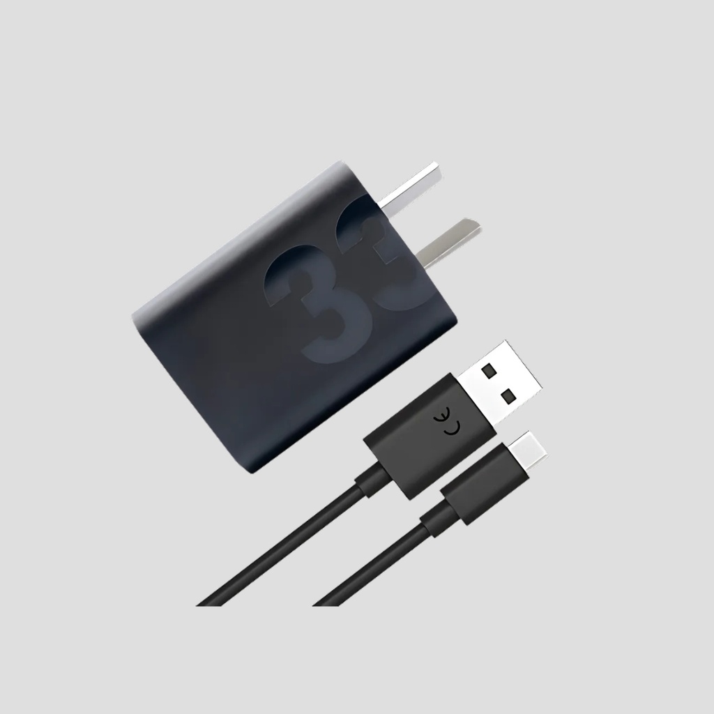 Cargador Motorola 33w Tipo C Negro C/Cable
