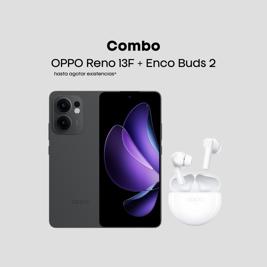 Combo Oppo Reno 13F 256GB + Buds Enco 2