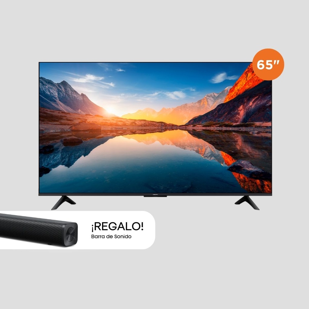 Combo xiaomi TV 65" A 2025 + Barra de Sonido 2.0 S22A
