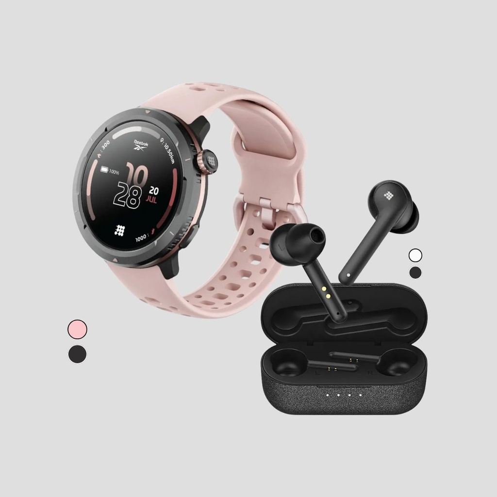 Combo Reloj Cubitt X Reebok + Earbuds Cubitt Wireless