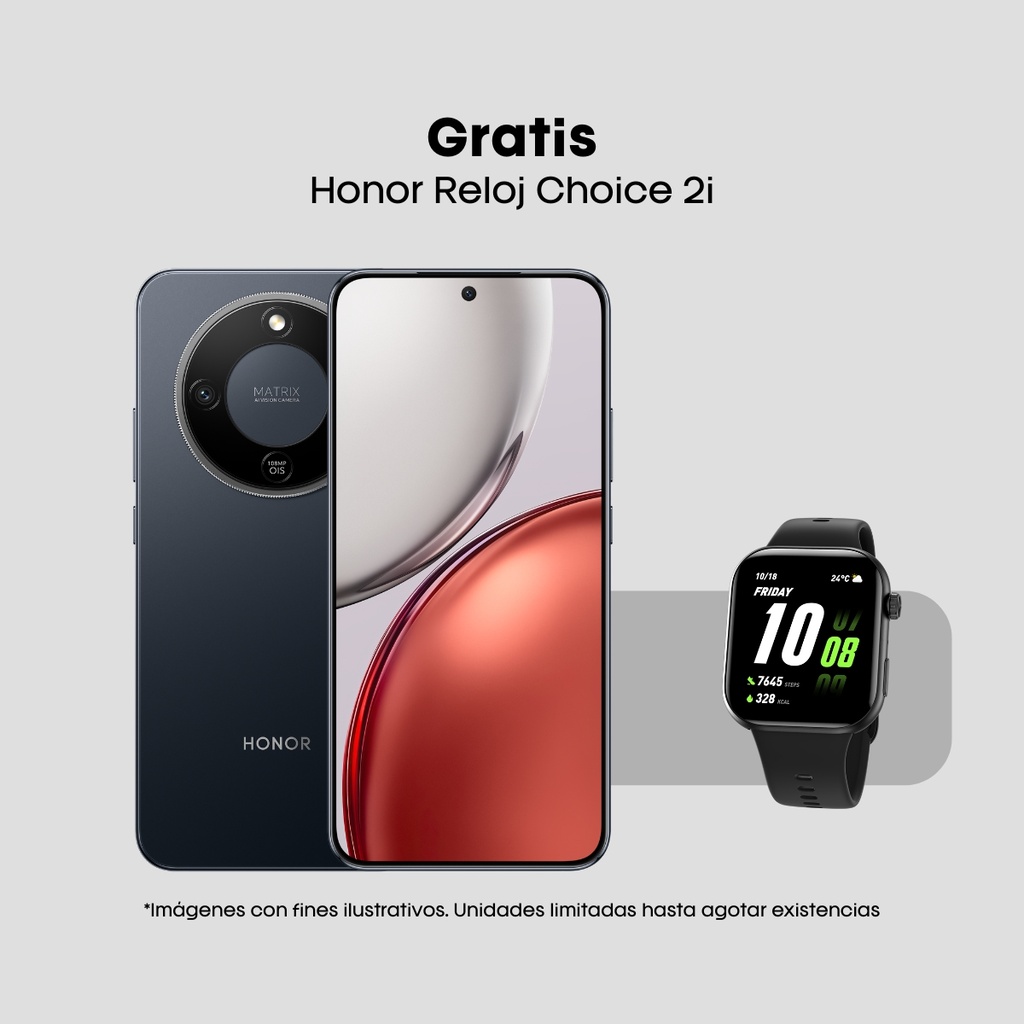 Combo Honor Magic8 Lite 512GB + Honor Reloj Choice 2i