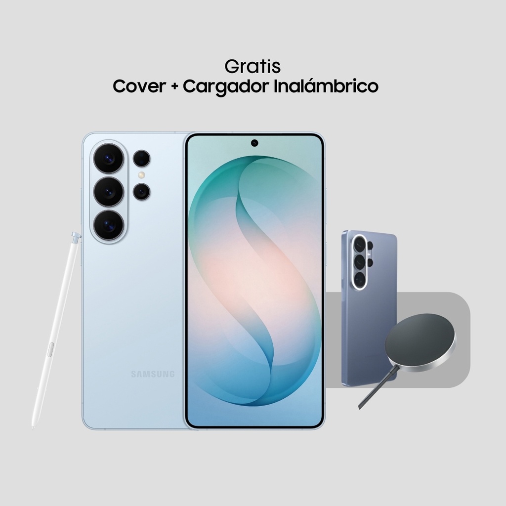 Combo Samsung S26 Ultra 512GB + Cargador Samsung Inalambrico + Cover Samsung