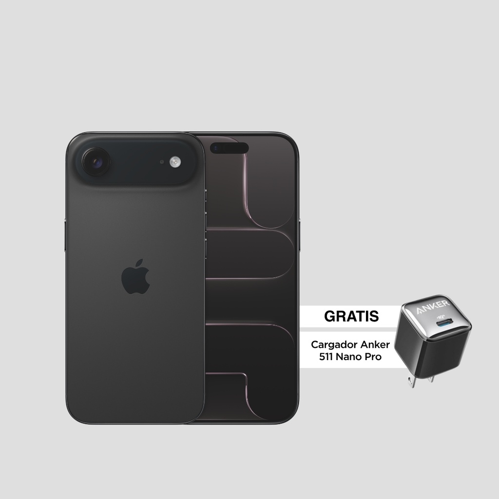 Combo iPhone 17 Air 256GB + Cargador Anker 511 Nano Pro (Negro)