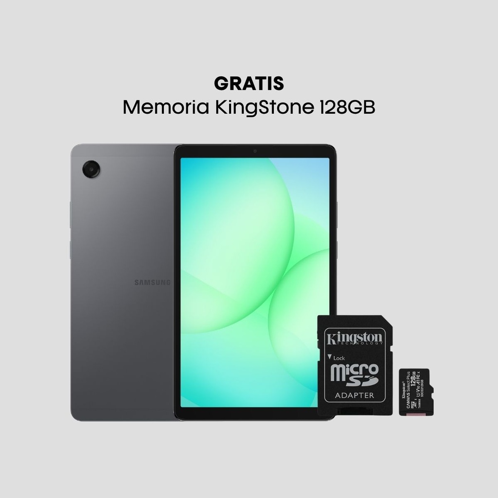 Combo Samsung Tablet A11 Wifi + Memoria Kingston Micro SD 128GB Selec Plus