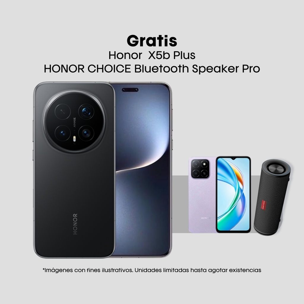 Combo Honor Magic8 Pro + Bocina Honor + Celular Honor Sorpresa