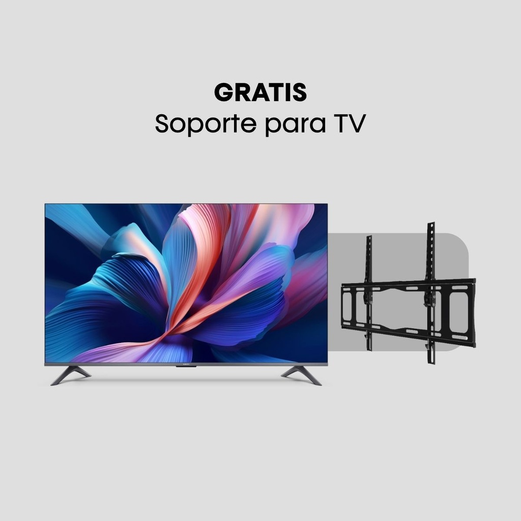 Combo Xiaomi Televisor A Pro 43" 2026 + Soporte Xtech 32 a 70"