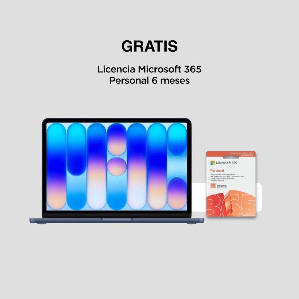 Combo Apple MacBook Neo 256GB + Licencia Microsoft 365 personal 6 meses