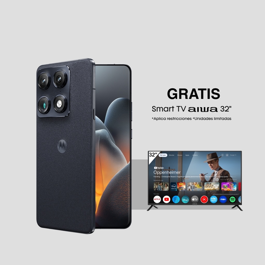 Combo Motorola Signature + Promocional TV Aiwa 32"