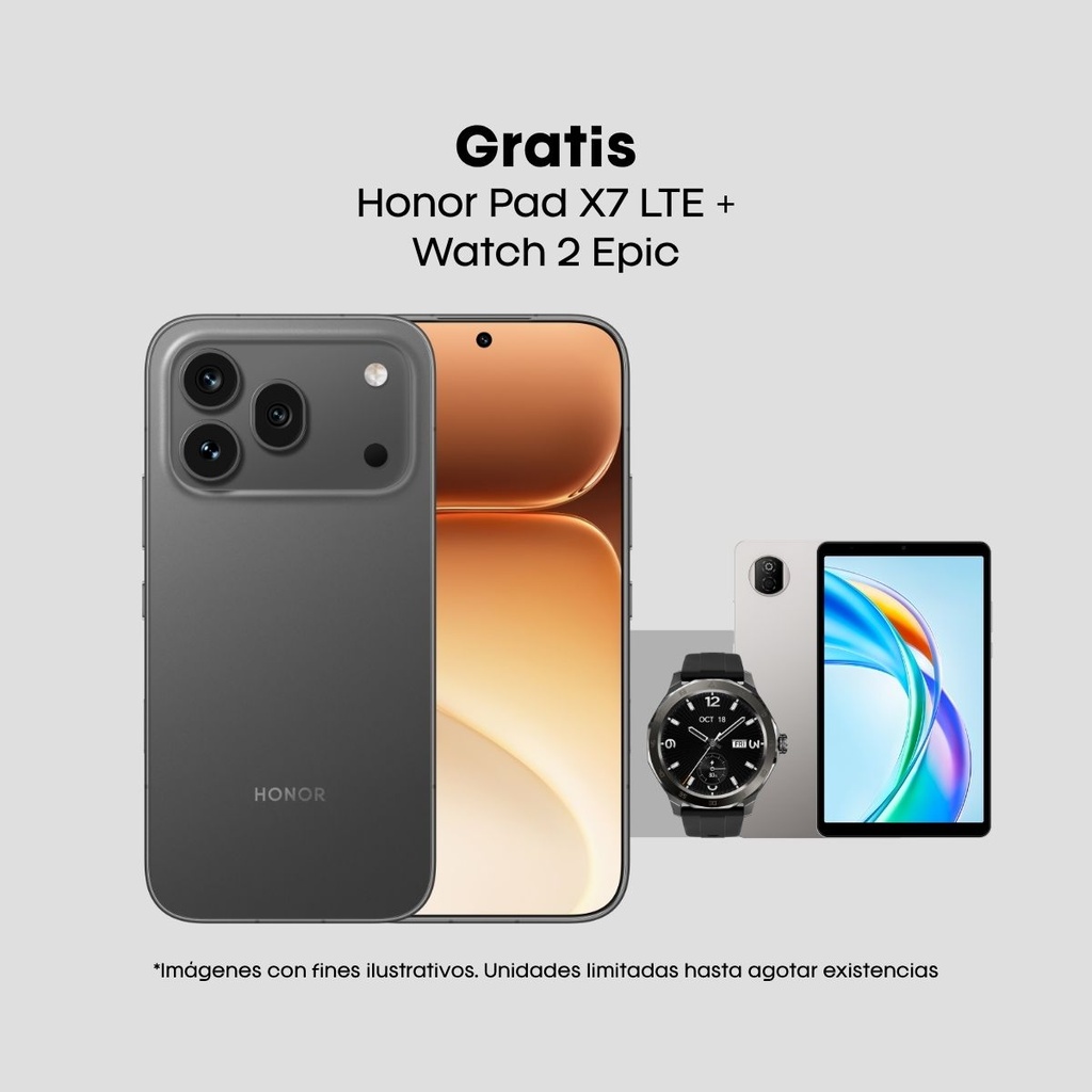 Combo Honor 600 Pro 512GB + Tablet Honor Pad X7 LTE