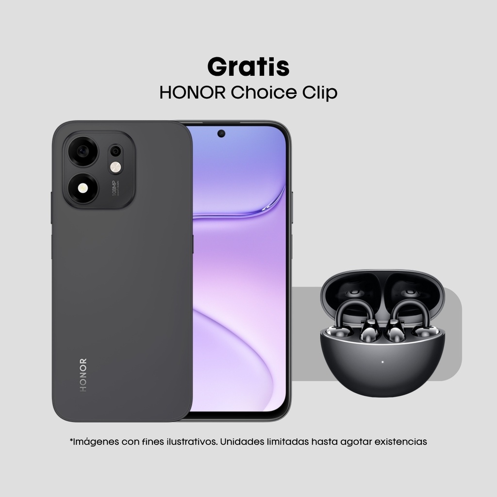 Combo Celular Honor 600 Elite 256GB + Earbuds Honor Choice Clip