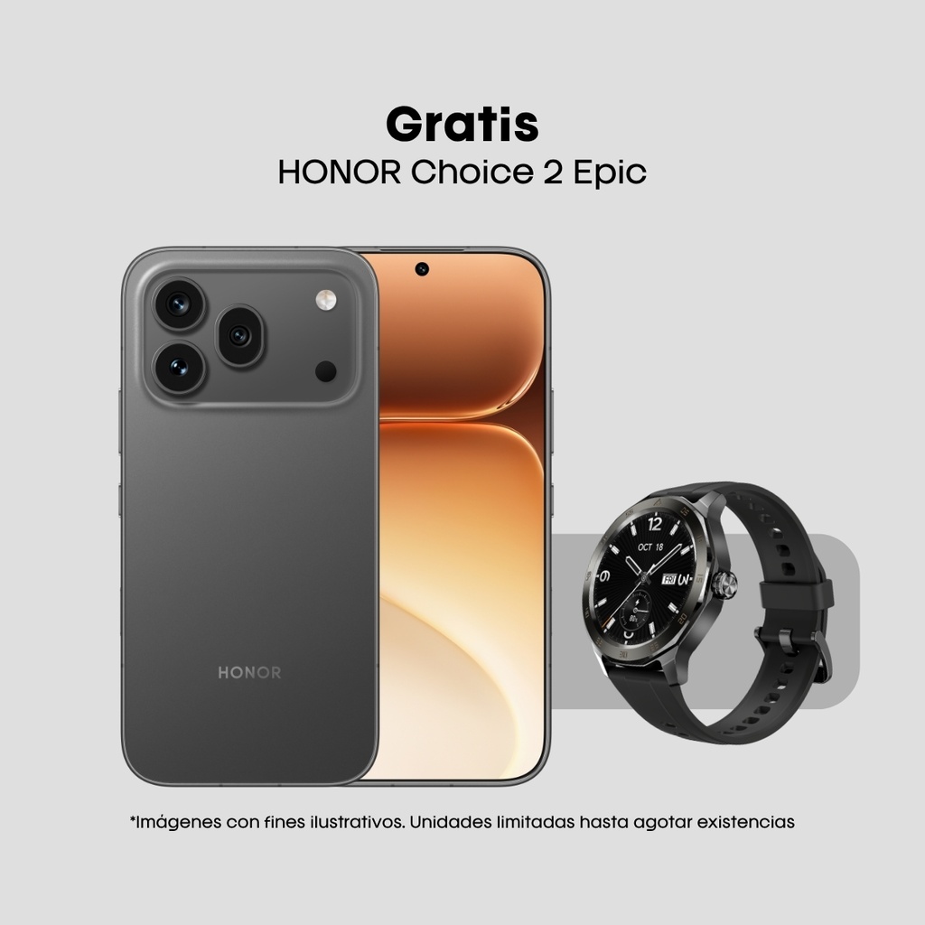 Combo Celular Honor 600 Pro 512GB + Reloj Honor 2 Epic