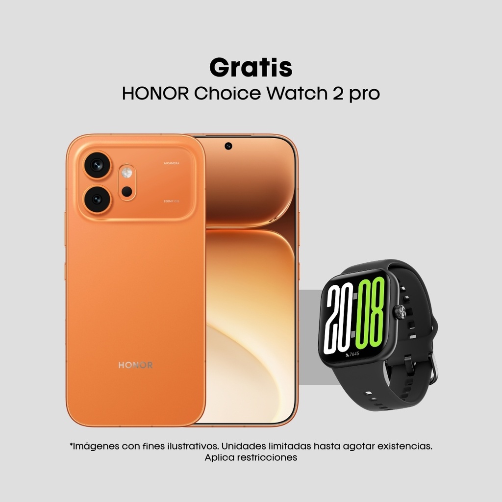 Combo Celular Honor 600 512GB + Reloj Honor 2 pro