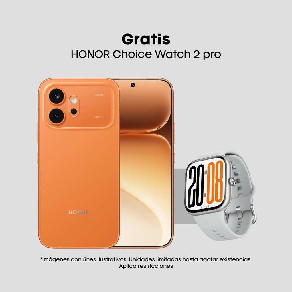 Combo Celular Honor 600 512GB + Reloj Honor 2 pro