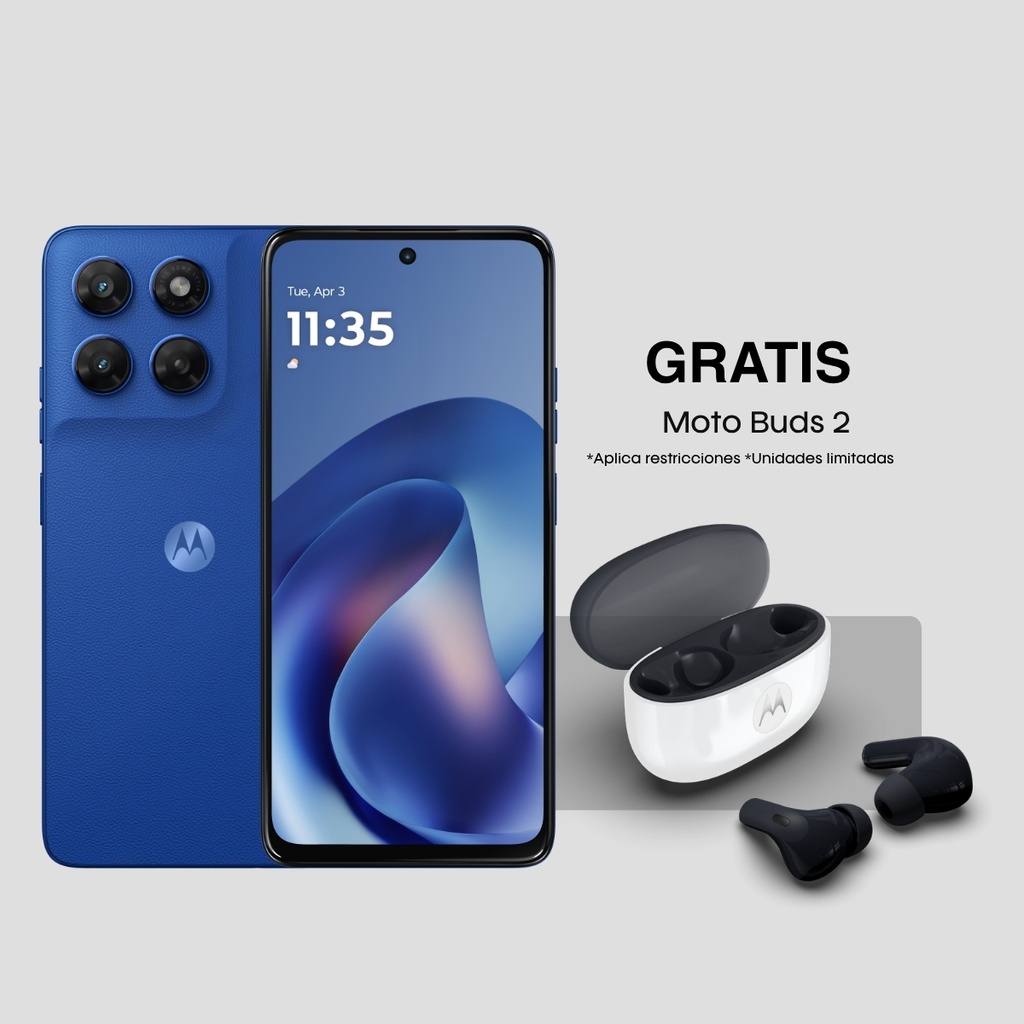 Combo Celular Motorola G47 + Promocional Motorola Buds 2  (NO PARA VENTA)