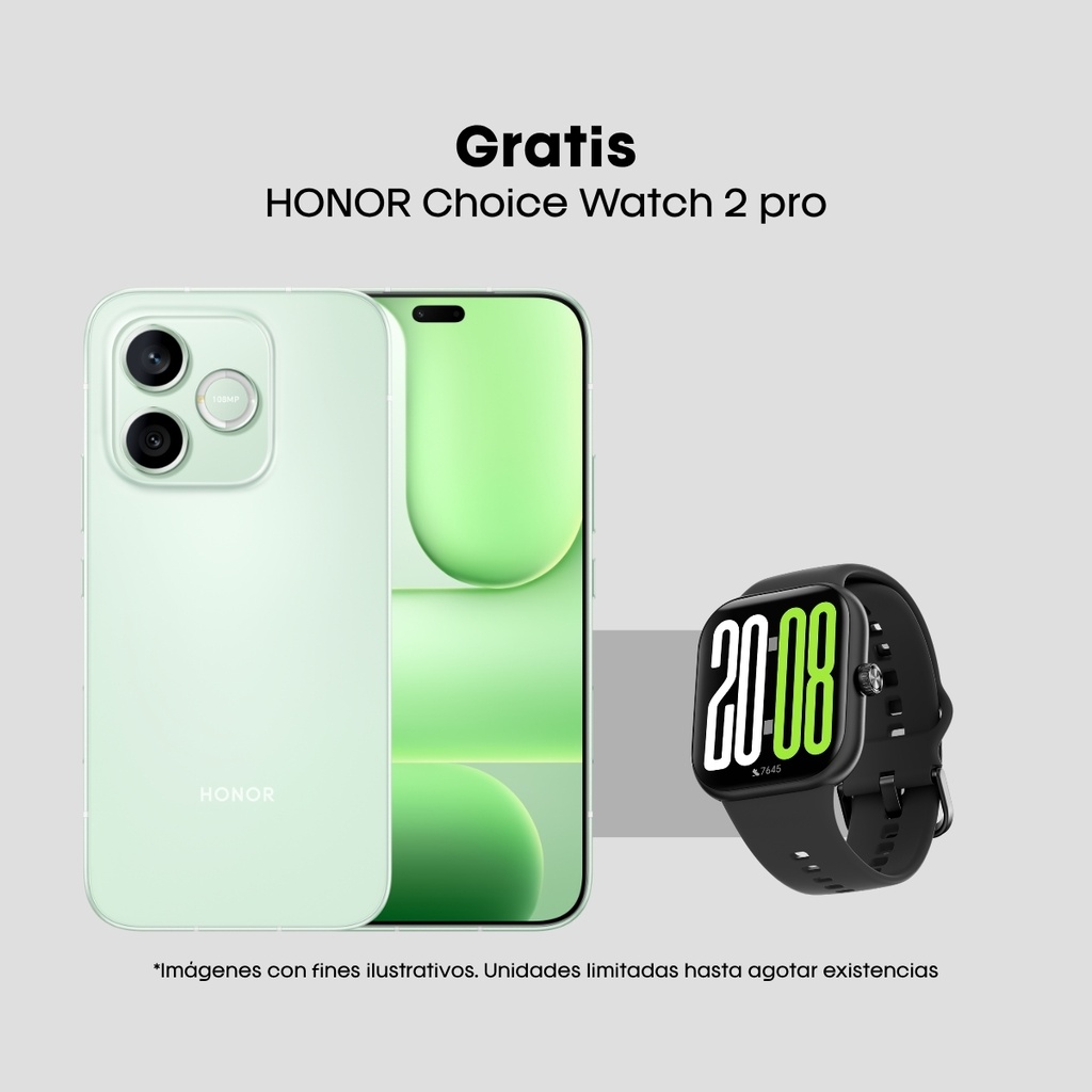 Combo Celular Honor 600e 512GB + Reloj Honor 2 pro