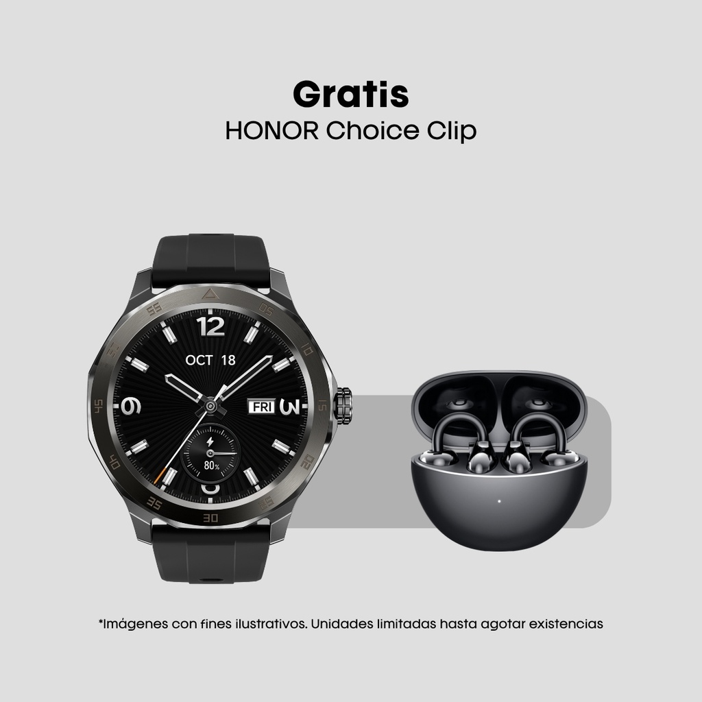 Combo Reloj Honor 2 Epic + Earbuds Honor Choice Clip
