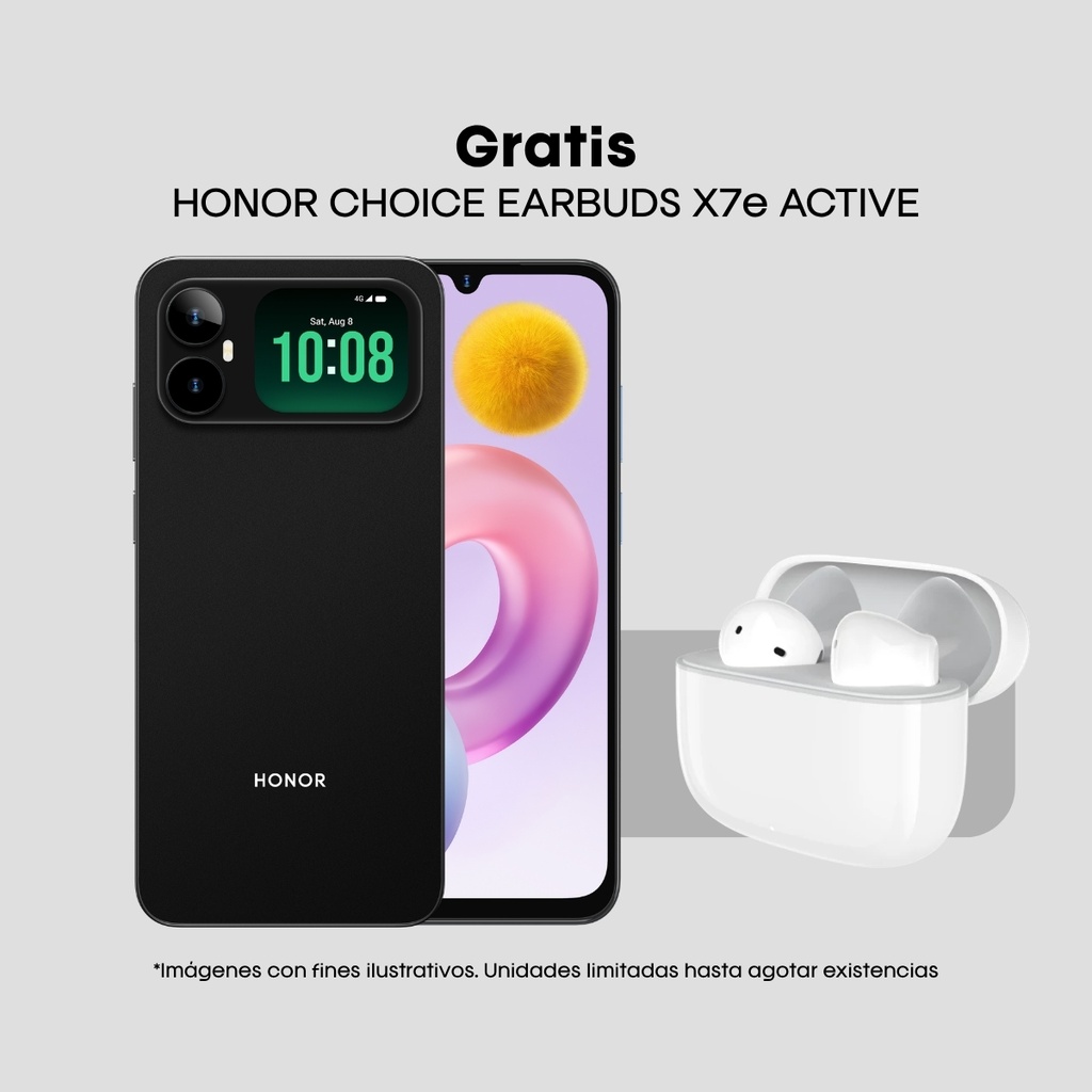 Combo Celular Honor Play 20A 128GB + Earbuds Honor X7e Active