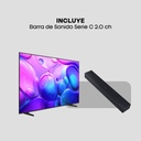 Combo Samsung TV Smart 55" QLED 4K Q6FA + Barra de Sonido  Woofer Integrado HW-400