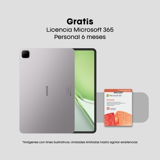 Tablet Honor Pad X9b Max + Licencia Microsoft 365 Personal 6 meses