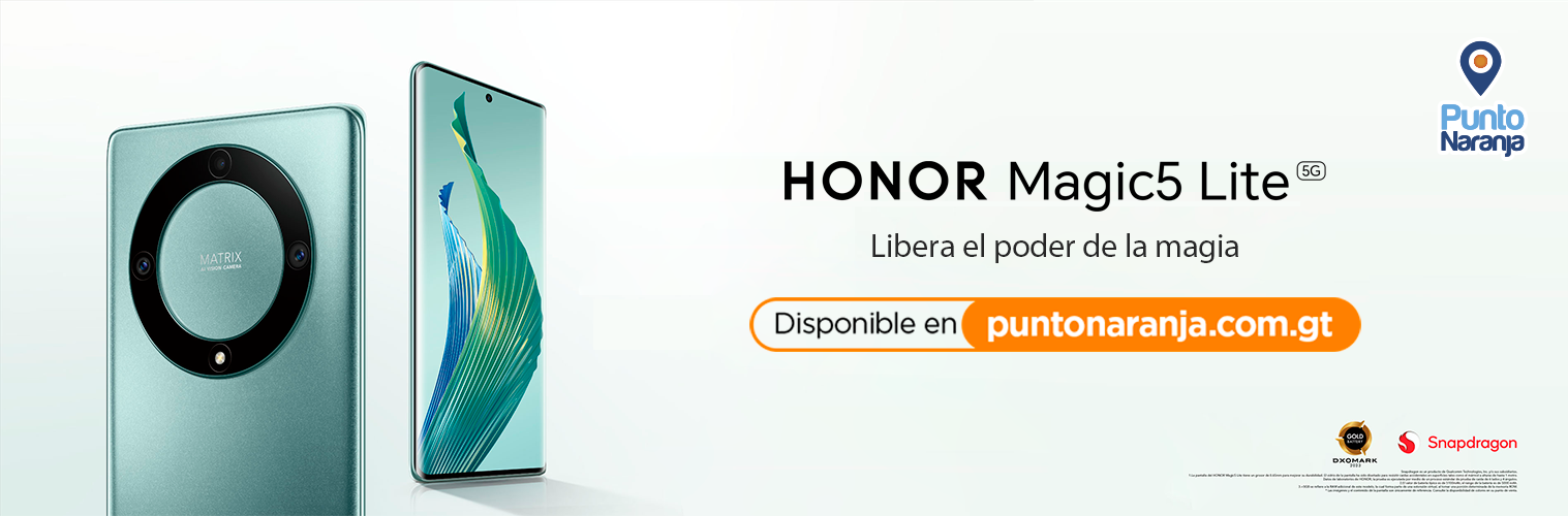 Honor 90 Lite 5G 8GB-256GB Gris Liberado - Punto Naranja